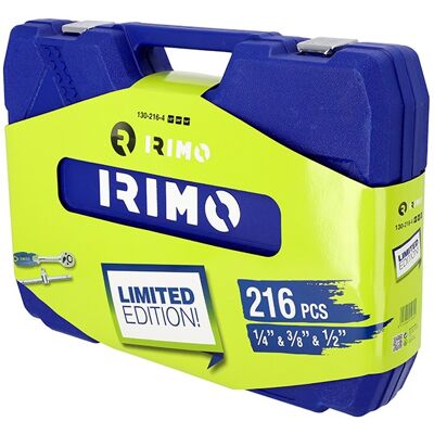 IRIMO Llave Vaso Jgo 216 Pz+carraca IRIMO Llave Vaso Jgo 216 Pz+carraca