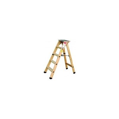 Escalera de madera de 2 peldaños con repisa - Escalera Escalera de madera de 2 peldaños con repisa - Escalera