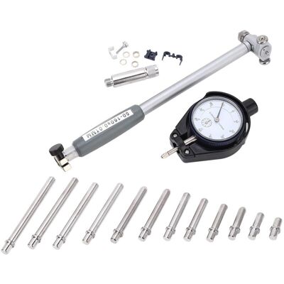 OEM Indicador De Diámetro Interno, Calibre Indicador Digital De Alta Precisión En Aleación De Aluminio, De 50 A 160 Mm, Herramienta De Medición Con Conversión, Con Estuche De Almacenamiento (escala) OEM Indicador De Diámetro Interno, Calibre Indicador Digital De Alta Precisión En Aleación De Aluminio, De 50 A 160 Mm, Herramienta De Medición Con Conversión, Con Estuche De Almacenamiento (escala)
