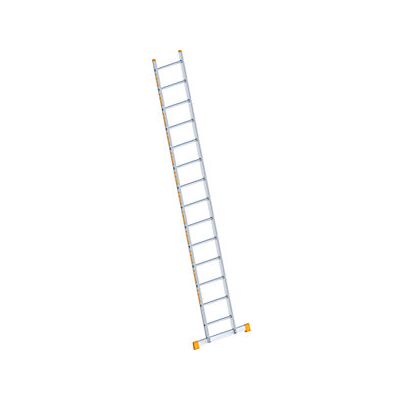Escalera de mano de aluminio Layher con 14 peldaños - Escalera de mano Escalera de mano de aluminio Layher con 14 peldaños - Escalera de mano