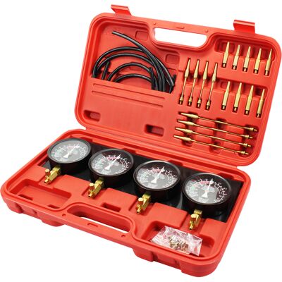 Mophorn - Kit De Herramientas De Sincronización De Carburador Al Vacío Fuel, Juego De Manómetros De Sincronización De Carburador Con Manguera De Goma Mophorn - Kit De Herramientas De Sincronización De Carburador Al Vacío Fuel, Juego De Manómetros De Sincronización De Carburador Con Manguera De Goma