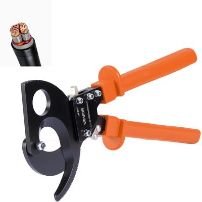 Vevor Cortador De Cables De Trinquete 325 Mm, Cortador De Alambres Y Cables De Cobre-aluminio 400 Mm², Cortacables Con Hojas De Acero Con Mangos Recubiertos De Pvc Y Botón De Liberación Rápida Vevor Cortador De Cables De Trinquete 325 Mm, Cortador De Alambres Y Cables De Cobre-aluminio 400 Mm², Cortacables Con Hojas De Acero Con Mangos Recubiertos De Pvc Y Botón De Liberación Rápida