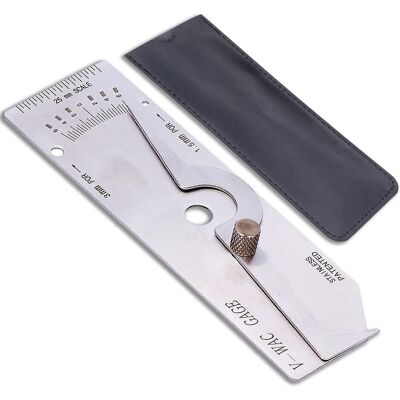 OEM Calibre V-wac, Calibre De Soldadura V-wac, Medidor De Espesor De Chapa De Alambre De Acero Inoxidable (métrico), Herramienta De Inspección Y Medición De Soldadura OEM Calibre V-wac, Calibre De Soldadura V-wac, Medidor De Espesor De Chapa De Alambre De Acero Inoxidable (métrico), Herramienta De Inspección Y Medición De Soldadura