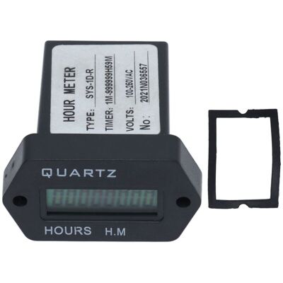 ENLENK Temporizador Digital De Alta Precisión Para Contador De Tiempo Industrial Con Anillo De Goma, Acumulador De Tiempo Para Generador Eléctrico, Excavadora Y Cortadora De Césped ENLENK Temporizador Digital De Alta Precisión Para Contador De Tiempo Industrial Con Anillo De Goma, Acumulador De Tiempo Para Generador Eléctrico, Excavadora Y Cortadora De Césped