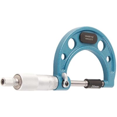OEM Micrómetro Externo De Acero Inoxidable, Medidor De Espesor De Micrómetro Externo De Alta Precisión Con Llave De 0,01 Mm, Herramienta De Micrómetro Externo Para Medición Precisa De (25-50 Mm) OEM Micrómetro Externo De Acero Inoxidable, Medidor De Espesor De Micrómetro Externo De Alta Precisión Con Llave De 0,01 Mm, Herramienta De Micrómetro Externo Para Medición Precisa De (25-50 Mm)