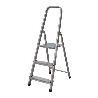 Escalera Aluminio 2 Peldaños Y 0,41 M Altura Útil , Escalera Doméstica De 2 A 8 Peldaños, Con Ancho De Peldaño De 80 Milímetros. Norma En 131 Para 150 Kilos. Cada Peldaño Cue - Cofan Escalera Aluminio 2 Peldaños Y 0,41 M Altura Útil , Escalera Doméstica De 2 A 8 Peldaños, Con Ancho De Peldaño De 80 Milímetros. Norma En 131 Para 150 Kilos. Cada Peldaño Cue - Cofan