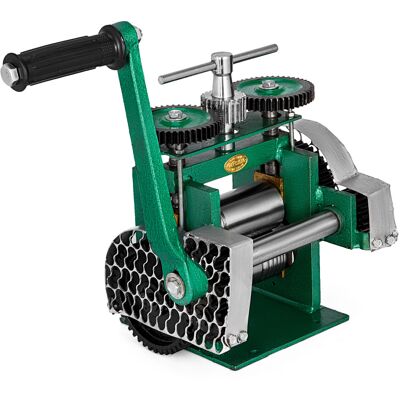 VEVOR Mophorn - Máquina Laminadora Combinada, Ancho De Rodillo De 85 Mm, Herramienta Manual Para Prensado De Joyas, Para Hacer Joyas De Bricolaje, Laminado Plano, 120 X 55 Mm VEVOR Mophorn - Máquina Laminadora Combinada, Ancho De Rodillo De 85 Mm, Herramienta Manual Para Prensado De Joyas, Para Hacer Joyas De Bricolaje, Laminado Plano, 120 X 55 Mm