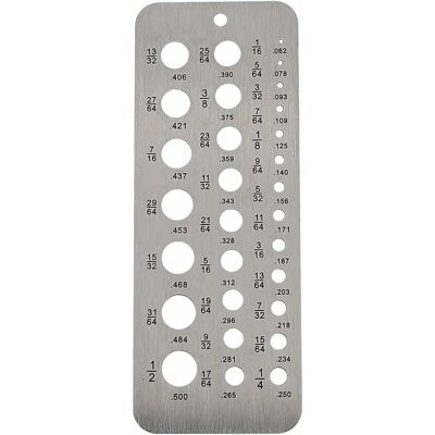 DPZO Calibradores De Brocas Métricas De Acero Inoxidable De 1 A 13 Mm, Herramienta De Medición Para Tuercas, Pernos Y Roscas Métricas. DPZO Calibradores De Brocas Métricas De Acero Inoxidable De 1 A 13 Mm, Herramienta De Medición Para Tuercas, Pernos Y Roscas Métricas.