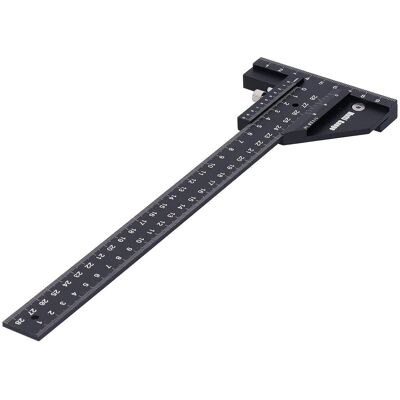 OEM Regla Recta En Forma De T De 280 Mm, Regla De Marcado Para Carpintería, Calibre De Medición De Aleación De Aluminio, Herramienta Multifuncional Para Trabajar La Madera. OEM Regla Recta En Forma De T De 280 Mm, Regla De Marcado Para Carpintería, Calibre De Medición De Aleación De Aluminio, Herramienta Multifuncional Para Trabajar La Madera.