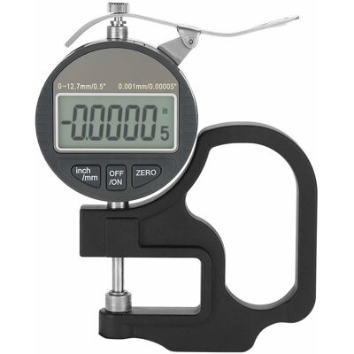 Medidor De Espesor Digital, Medidor De Espesor Electrónico Con Pantalla Lcd Grande, Herramienta De Medición De Espesor Para Cinta De Papel Y Tela, Con Rango De Medición De 0 A 12,7 Mm, De Debuns Medidor De Espesor Digital, Medidor De Espesor Electrónico Con Pantalla Lcd Grande, Herramienta De Medición De Espesor Para Cinta De Papel Y Tela, Con Rango De Medición De 0 A 12,7 Mm, De Debuns