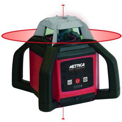Nivel Láser Bravo Rotativo Metrica Rojo - 61385 Nivel Láser Bravo Rotativo Metrica Rojo - 61385