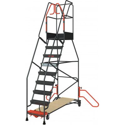 Fimm - Escalera De Tijera De 9 Peldaños Con Bloqueo Automático 150 Kg 830008814 Fimm - Escalera De Tijera De 9 Peldaños Con Bloqueo Automático 150 Kg 830008814