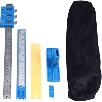 SANS MARQUE Plantilla De Perforación Multifuncional De Precisión De Aleación De Aluminio Para Herrajes De Gabinetes, Herramienta De Posicionamiento De Punzones SANS MARQUE Plantilla De Perforación Multifuncional De Precisión De Aleación De Aluminio Para Herrajes De Gabinetes, Herramienta De Posicionamiento De Punzones