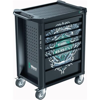 Wera - Carro De Herramientas 9700 Tool Rebel L785xd709xh1020mm 1000kg 7 Cajones 78 Piezas. Wera - Carro De Herramientas 9700 Tool Rebel L785xd709xh1020mm 1000kg 7 Cajones 78 Piezas.