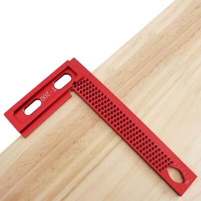 OEM Herramientas De Precisión Para Trabajar La Madera, Regla De Medición De Agujeros Cuadrados De Aleación De Aluminio, Regla De Posicionamiento De Agujeros, Calibre De Medición Métrico, Marcado Tipo T Pa OEM Herramientas De Precisión Para Trabajar La Madera, Regla De Medición De Agujeros Cuadrados De Aleación De Aluminio, Regla De Posicionamiento De Agujeros, Calibre De Medición Métrico, Marcado Tipo T Pa