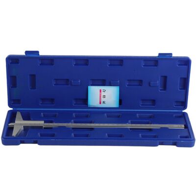 SANS MARQUE Calibrador De Profundidad Vernier, Calibre De Metal, Micrómetro De Alta Precisión De 0,02 Mm, Herramienta De Medición De 0 A 300 Mm. SANS MARQUE Calibrador De Profundidad Vernier, Calibre De Metal, Micrómetro De Alta Precisión De 0,02 Mm, Herramienta De Medición De 0 A 300 Mm.