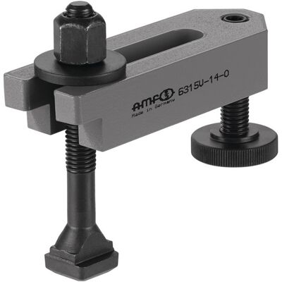Amf - Brazo De Sujeción N ° 6315v Para Ranura En T 16mm L.160mm Tornillo De Sujeción M16x16x125mm Amf - Brazo De Sujeción N ° 6315v Para Ranura En T 16mm L.160mm Tornillo De Sujeción M16x16x125mm
