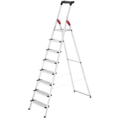 Escalera Tijera Aluminio Peldaño Ancho Xxl Easyclix (8 Peldaños) R Hailo Escalera Tijera Aluminio Peldaño Ancho Xxl Easyclix (8 Peldaños) R Hailo