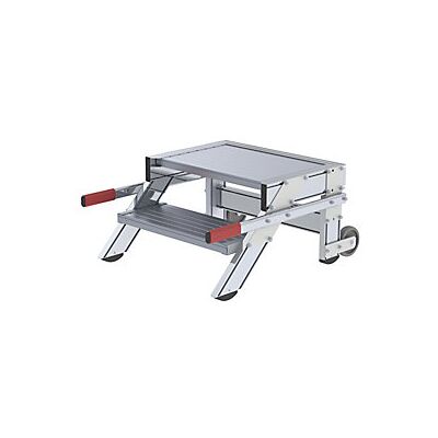 GÜNZBURGER STEIGTECHNIK Escalera De Plataforma Anchura De Los Peldaños 600 Mm Carga GÜNZBURGER STEIGTECHNIK Escalera De Plataforma Anchura De Los Peldaños 600 Mm Carga