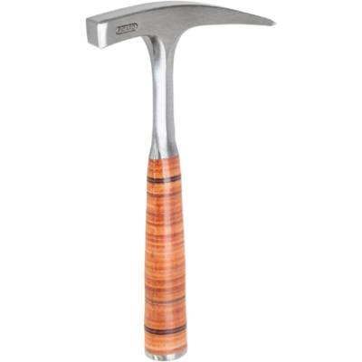 Martillo de geólogo de acero Picard con mango de cuero - Martillo de geólogo Martillo de geólogo de acero Picard con mango de cuero - Martillo de geólogo