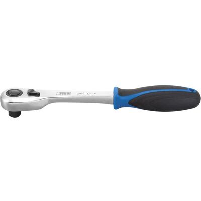 Fervi - Llave de carraca ergonómica reversible - Herramienta manual Fervi - Llave de carraca ergonómica reversible - Herramienta manual