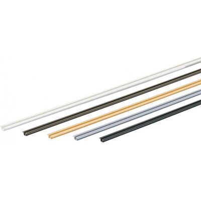 Perfil de guía y deslizamiento Hettich - 4000mm - Marrón oscuro - Riel para puerta corredera Perfil de guía y deslizamiento Hettich - 4000mm - Marrón oscuro - Riel para puerta corredera