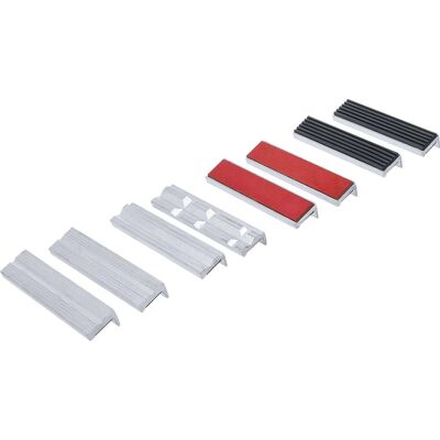 BGS TECHNIC Juego De Mordazas De Repuesto Aluminio 125 Mm 8 Piezas BGS TECHNIC Juego De Mordazas De Repuesto Aluminio 125 Mm 8 Piezas