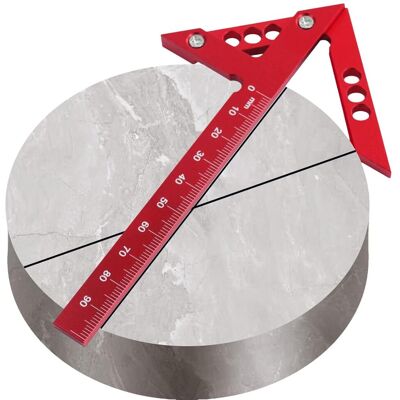 OEM Regla De Marcado Central Para Carpintero, Herramienta De Medición Para Trabajar La Madera Calibrador De Línea De Ángulo Recto De 45 Grados, Trazado De Alta Precisión, Marcador De Ángulo Recto Para OEM Regla De Marcado Central Para Carpintero, Herramienta De Medición Para Trabajar La Madera Calibrador De Línea De Ángulo Recto De 45 Grados, Trazado De Alta Precisión, Marcador De Ángulo Recto Para
