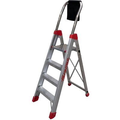 FARAONE Escalera Lady4, Aluminio Profesional 4 Peldaños - Dr Lady4 FARAONE Escalera Lady4, Aluminio Profesional 4 Peldaños - Dr Lady4