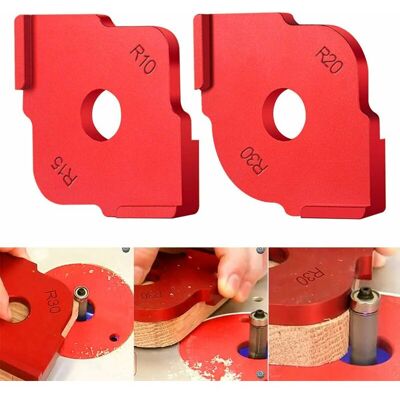 GOTRAYS Brocas Para Paneles De Madera, Dispositivo De Sujeción Angular, Buscador De Patrones De Alta Precisión, Herramienta De Carpintería - Rojo, R10-15-r20-30 GOTRAYS Brocas Para Paneles De Madera, Dispositivo De Sujeción Angular, Buscador De Patrones De Alta Precisión, Herramienta De Carpintería - Rojo, R10-15-r20-30