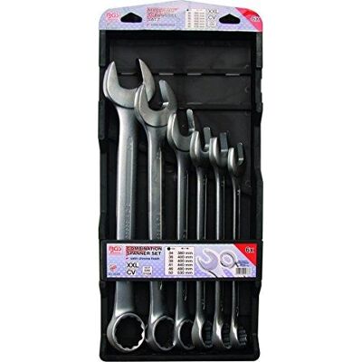 BGS TECHNIC Juego De Llaves Combinadas Extra Largas 34 - 50 Mm 6 Piezas BGS TECHNIC Juego De Llaves Combinadas Extra Largas 34 - 50 Mm 6 Piezas