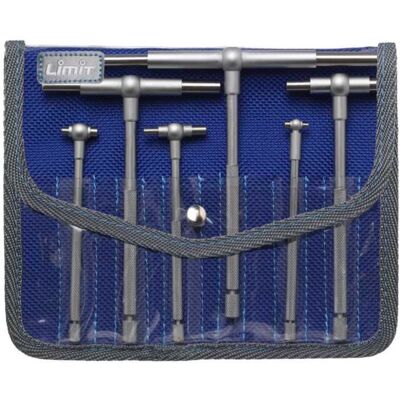 Calibradores telescópicos European Tools - 6 piezas, 8-150mm, Acero, Bloqueo, Micrómetro Calibradores telescópicos European Tools - 6 piezas, 8-150mm, Acero, Bloqueo, Micrómetro