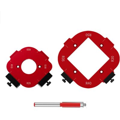 OEM Plantilla Para Fresas De Esquinas Redondeadas, Aleación De Aluminio, R10 R15 R20 R25 R30 R35 R40 R50, Herramienta De Carpintería De Alta Precisión Para El Corte De Esquinas OEM Plantilla Para Fresas De Esquinas Redondeadas, Aleación De Aluminio, R10 R15 R20 R25 R30 R35 R40 R50, Herramienta De Carpintería De Alta Precisión Para El Corte De Esquinas