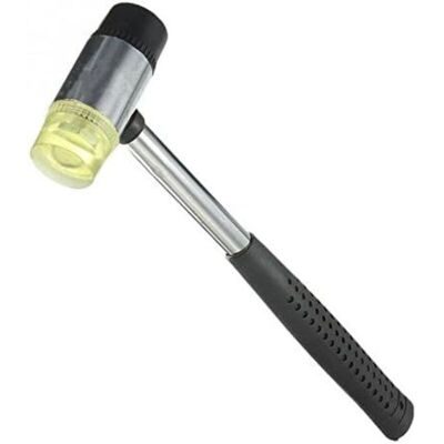 Martillo De Doble Cara Galozzoit De 25 Mm – Goma Blanda Para Superficies Delicadas – Mango De Acero De Alto Carbono – Longitud: 250 Mm Martillo De Doble Cara Galozzoit De 25 Mm – Goma Blanda Para Superficies Delicadas – Mango De Acero De Alto Carbono – Longitud: 250 Mm
