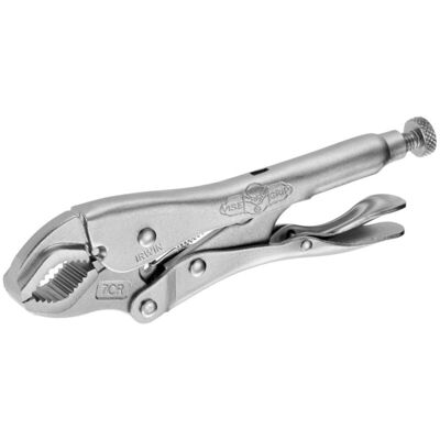 Irwin Pinza Torno, Bocas De Agarre Dentado, Largo : 175 Mm, Modelo Puntas Acodados, Capacidad De Fijación 38 Mm Irwin Pinza Torno, Bocas De Agarre Dentado, Largo : 175 Mm, Modelo Puntas Acodados, Capacidad De Fijación 38 Mm