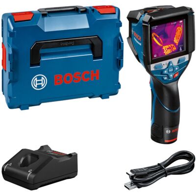 Bosch Professional Cámara Térmica Profesional Bosch Gtc 600 C Con Batería De 12v 2,0ah, Cargador Rápido, Cable Usb-c, Calibración, En L-boxx - 060108 Bosch Professional Cámara Térmica Profesional Bosch Gtc 600 C Con Batería De 12v 2,0ah, Cargador Rápido, Cable Usb-c, Calibración, En L-boxx - 060108