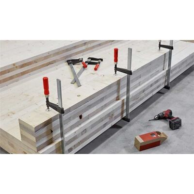 Bessey - Tornillo De Apriete Reforzado De Fundición Maleable Tgkr Con Empuñadura De Madera Bessey - Tornillo De Apriete Reforzado De Fundición Maleable Tgkr Con Empuñadura De Madera