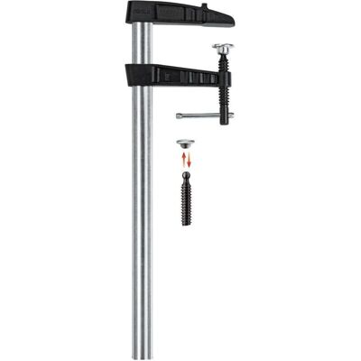 Bessey Tornillo De Apriete Reforzado De Fundición Maleable Tgk Con Pasador Metálico En Cruz Bessey Tornillo De Apriete Reforzado De Fundición Maleable Tgk Con Pasador Metálico En Cruz