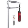 Bessey - Toda la abrazadera de tornillo de acero con mango plegable gz60-12kg 600/120