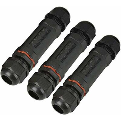 OEM Conector De Cable, Paquete De 3, Resistente Al Agua Ip68, Caja De Conexión, Manguito De Conexión Para Cable De Ø1-13 Mm De Diámetro, Negro OEM Conector De Cable, Paquete De 3, Resistente Al Agua Ip68, Caja De Conexión, Manguito De Conexión Para Cable De Ø1-13 Mm De Diámetro, Negro