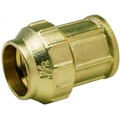 Inyectometal - Manguito Hembra Con Tuerca Exterior Fittings Latón - Arco Medidas: Ø32mm X 1' Inyectometal - Manguito Hembra Con Tuerca Exterior Fittings Latón - Arco Medidas: Ø32mm X 1'