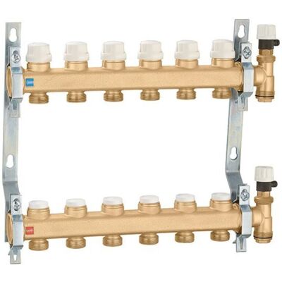 CALEFFI Colector con Válvulas - Sistema de Distribución CALEFFI Colector con Válvulas - Sistema de Distribución