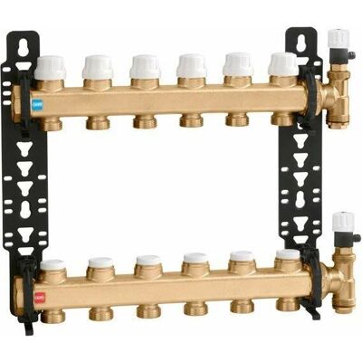CALEFFI Colector de distribución - 6626L5 1" - Control de calefacción CALEFFI Colector de distribución - 6626L5 1" - Control de calefacción