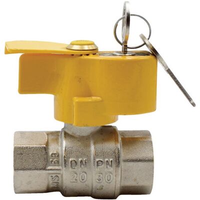 FERRARI SRL Válvula De Bola De Paso Total Para Gas 3/4 "ff D20 FERRARI SRL Válvula De Bola De Paso Total Para Gas 3/4 "ff D20