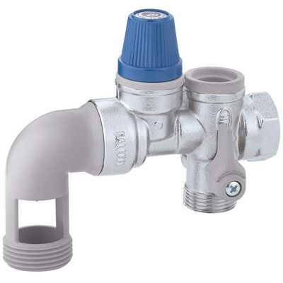 Grupo De Seguridad Para Calentador De Agua De Almacenamiento Caleffi 526153-526163 1" Grupo De Seguridad Para Calentador De Agua De Almacenamiento Caleffi 526153-526163 1"
