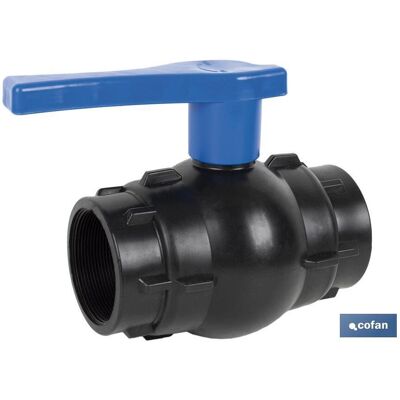 Válvula De Bola Rosca H-h Pp Pn16 3 X 3 , Válvula De Bola Con Dos Roscas Hembra Bsp De La Misma Medida Para Tuberías De Polietileno (pe).adecuada Para Trabajar En Sistemas De - Cofan Válvula De Bola Rosca H-h Pp Pn16 3 X 3 , Válvula De Bola Con Dos Roscas Hembra Bsp De La Misma Medida Para Tuberías De Polietileno (pe).adecuada Para Trabajar En Sistemas De - Cofan