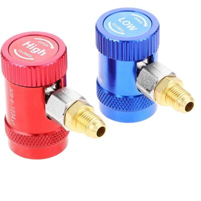 OEM Adaptadores De Acoplamiento Rápido R1234yf, Ajuste Regulable Para Compresor De Aire Acondicionado Automático De Coche, Kit De Conector De Refrigerante De Alta/baja Presión, Puerto Macho, 1/4", Ajuste OEM Adaptadores De Acoplamiento Rápido R1234yf, Ajuste Regulable Para Compresor De Aire Acondicionado Automático De Coche, Kit De Conector De Refrigerante De Alta/baja Presión, Puerto Macho, 1/4", Ajuste