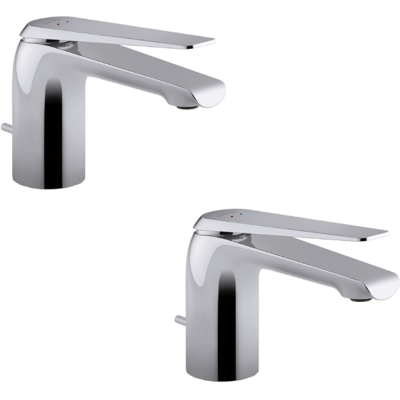 Conjunto de grifos Avid de Jacob Delafon - Cromo para lavabo Conjunto de grifos Avid de Jacob Delafon - Cromo para lavabo