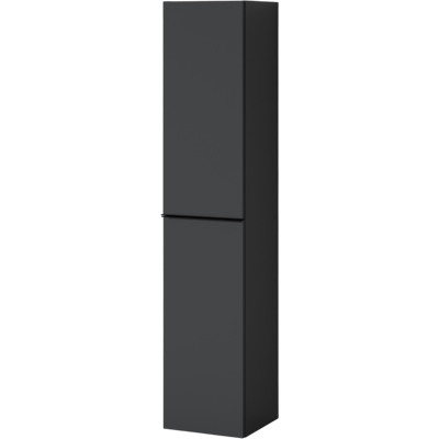 Bernstein - Gabinete Suspendido, Columna De Almacenamiento De Baño Con - 5 Años Garantía - Mango Metal Negro - 35x170x35cm - Antracita - Lavoa Bernstein - Gabinete Suspendido, Columna De Almacenamiento De Baño Con - 5 Años Garantía - Mango Metal Negro - 35x170x35cm - Antracita - Lavoa