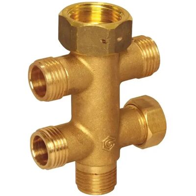 Flamco Distribuidor De 5 Vías Dn15 Tuerca Racor G1 - 5 X G1/2 Ag, M1390400 Flamco Distribuidor De 5 Vías Dn15 Tuerca Racor G1 - 5 X G1/2 Ag, M1390400